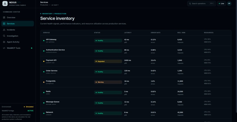NexusOps – screenshot 2