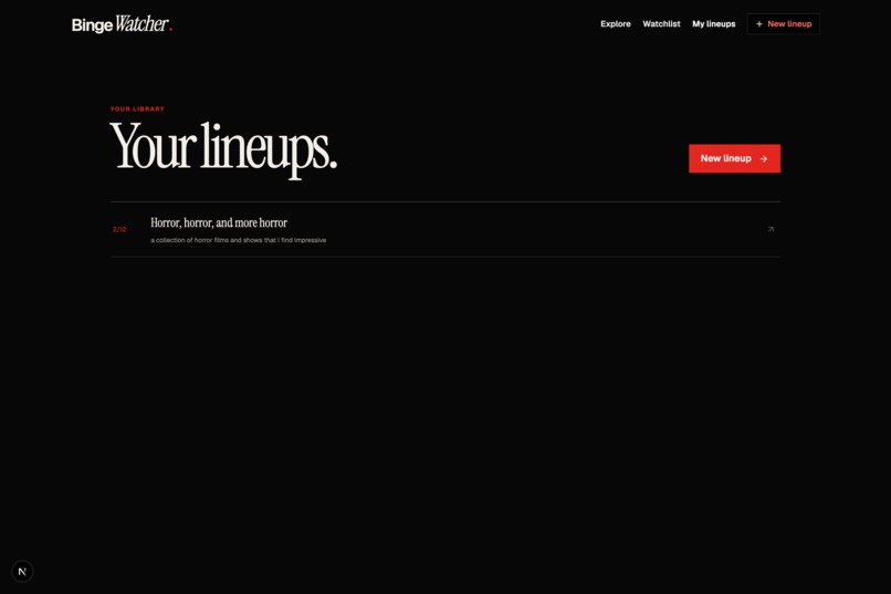 BingeWatcher – screenshot 4