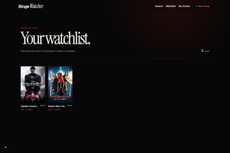 BingeWatcher – screenshot 8