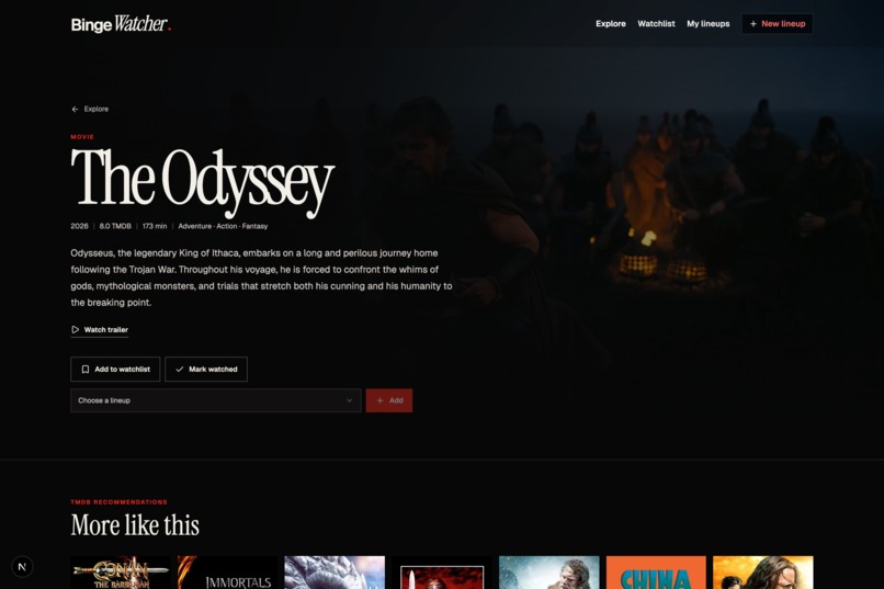 BingeWatcher – screenshot 7
