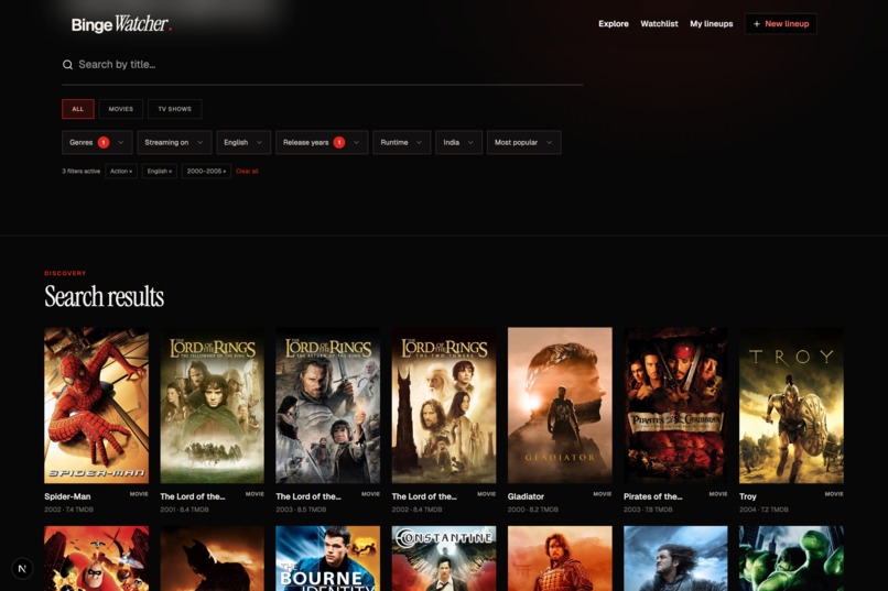 BingeWatcher – screenshot 3