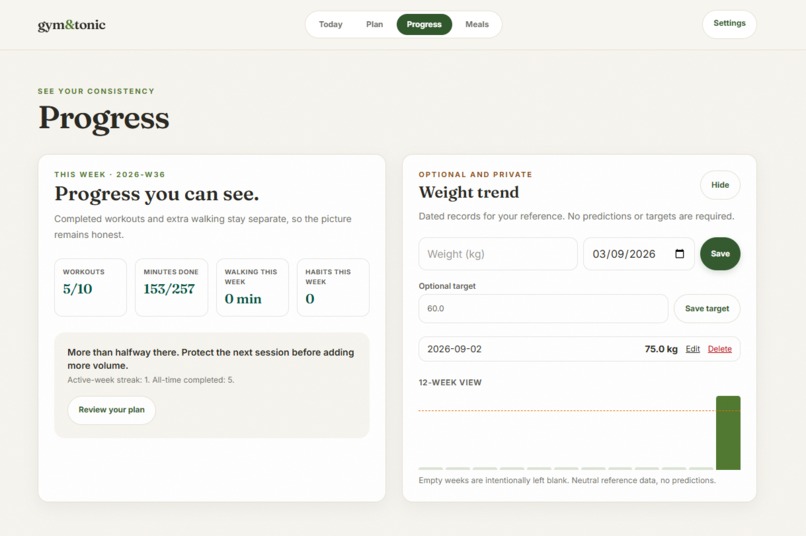 Gym & Tonic – screenshot 2