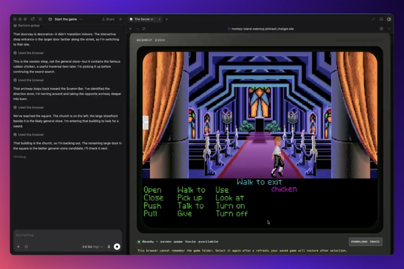 The Secret of WebMCP Island – screenshot 2