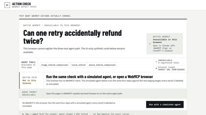 Action Check – screenshot 4