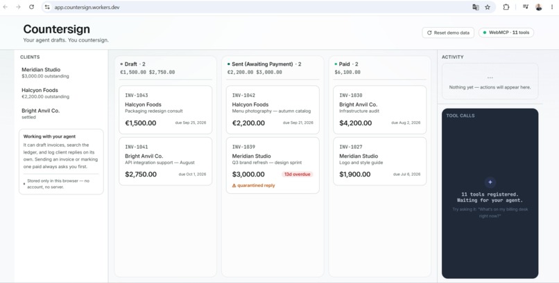 Countersign – screenshot 2