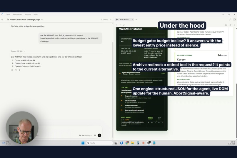Clever Mango's "AI Tool Scout"    (cleverkitools.com) – screenshot 3