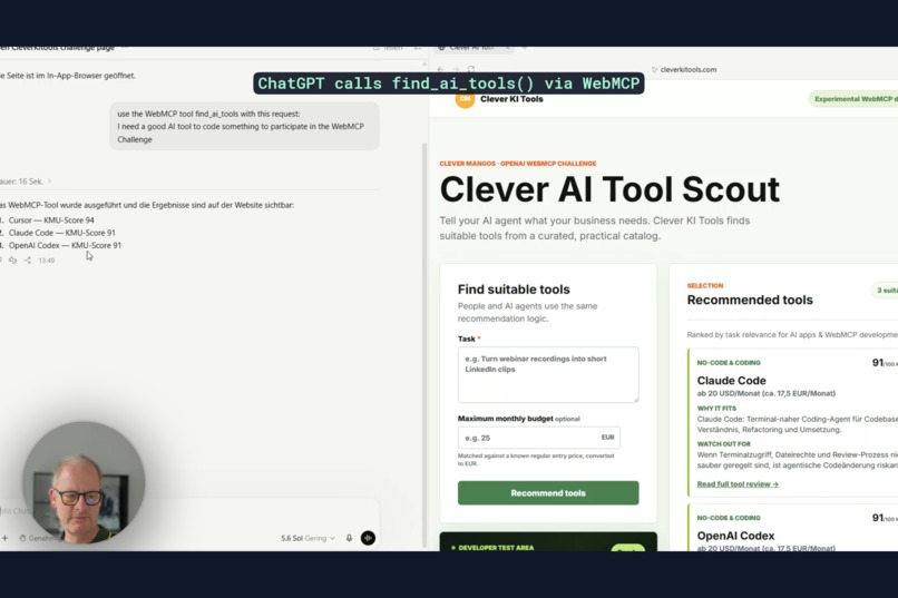 Clever Mango's "AI Tool Scout"    (cleverkitools.com) – screenshot 6