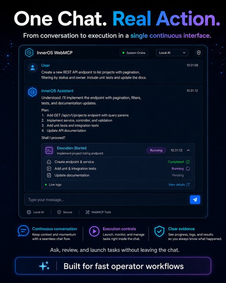 InnerOS WebMCP Mission Control – screenshot 1