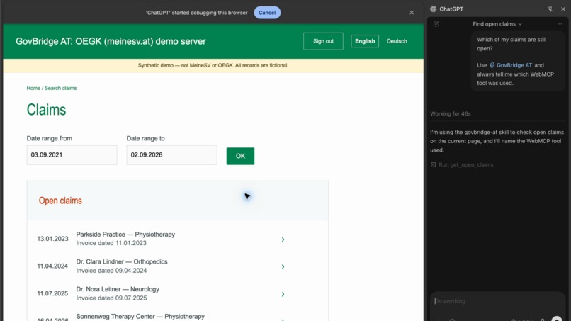 GovBridge AT – screenshot 1