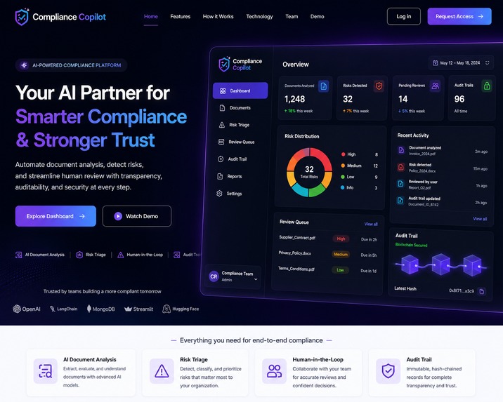Compliance Copilot – screenshot 1