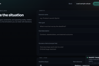 LifeSim — AI-Agent Project Simulation