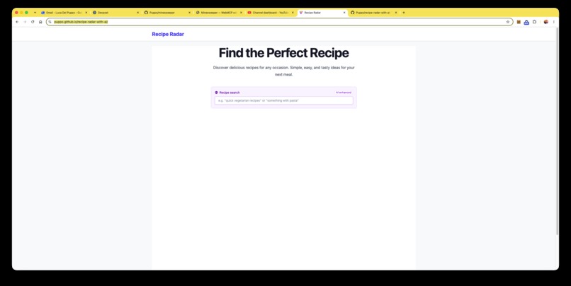 Recipe Radar – screenshot 1