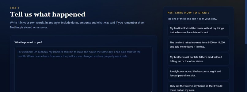 Justice Portal – screenshot 2