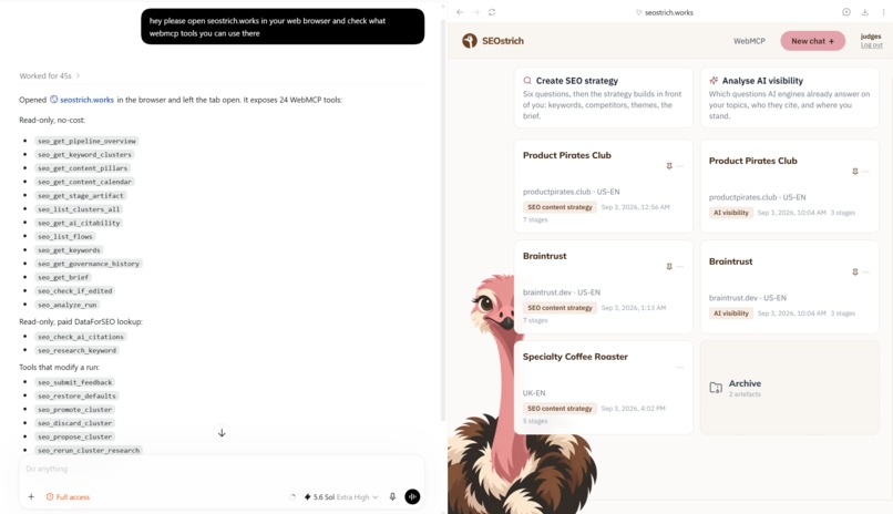 SEOstrich - GET FOUND. – screenshot 2