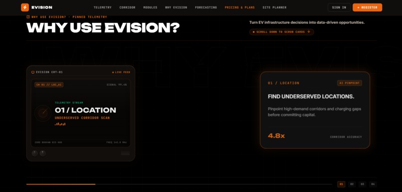 Evision - Charging station recommendation – screenshot 2