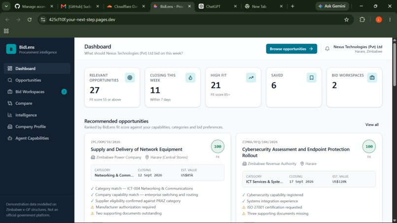 BidLens – screenshot 2