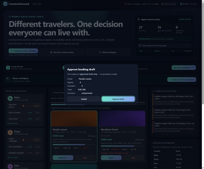 CommonGround Travel – screenshot 2