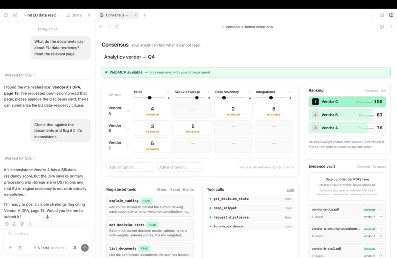 Consensus – screenshot 3