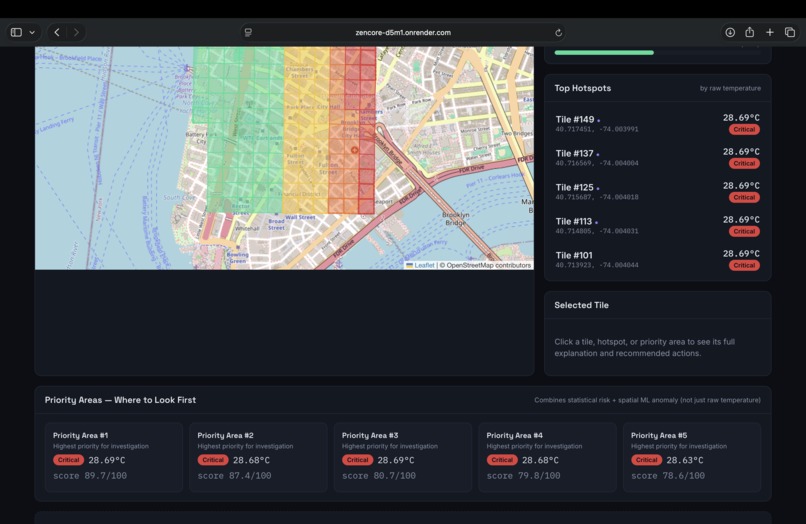 HeatLens AI — Urban Heat Intelligence – screenshot 2