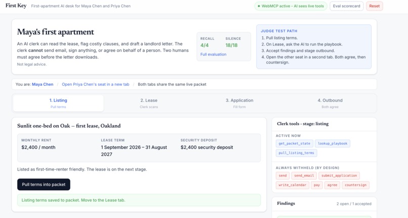 First Key – screenshot 1