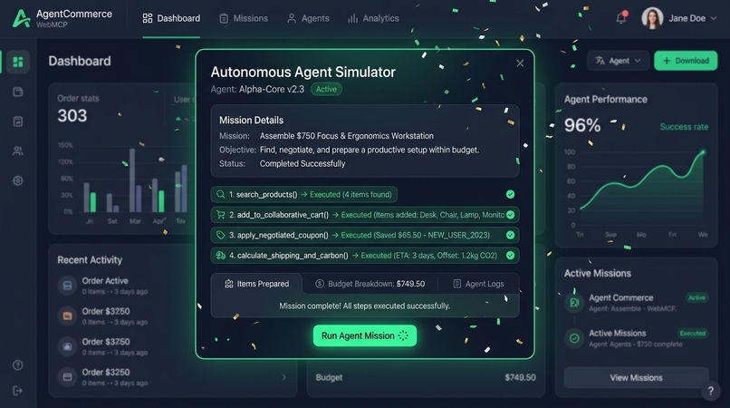 AgentCommerce WebMCP – screenshot 3