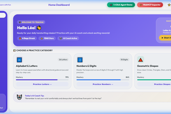TRACEAI — AI Handwriting Coach powered by WebMCP