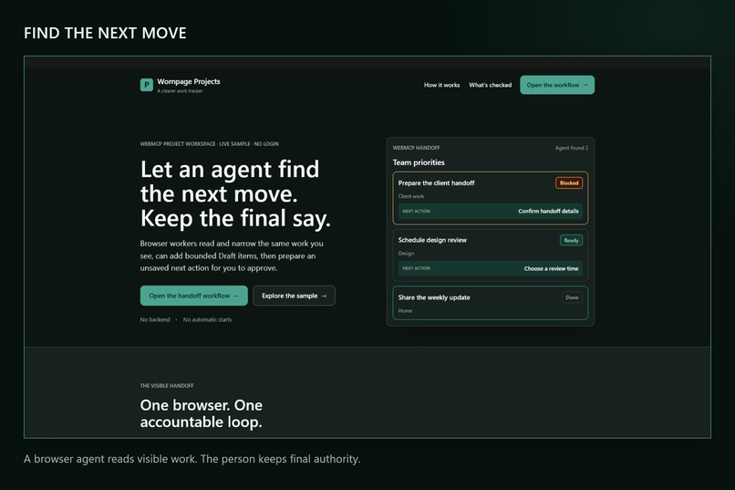 Wornpage Projects – screenshot 1