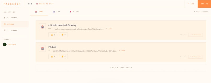 Packedup – screenshot 4