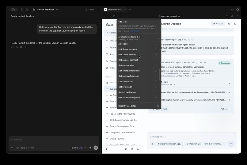 Swarm | Spaces Where Humans and Agents Work Together – screenshot 1