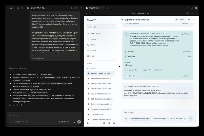 Swarm | Spaces Where Humans and Agents Work Together – screenshot 4