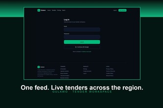 Gulawo Tendering Workspace with a Built-in WebMCP Agent