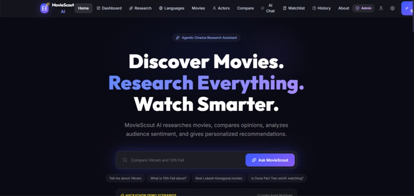 MovieScout AI – screenshot 1