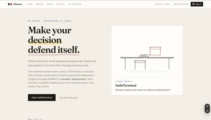 Dissent – screenshot 1