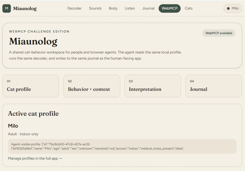 Miaunolog – screenshot 1