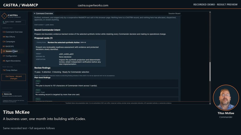 CASTRA – screenshot 1