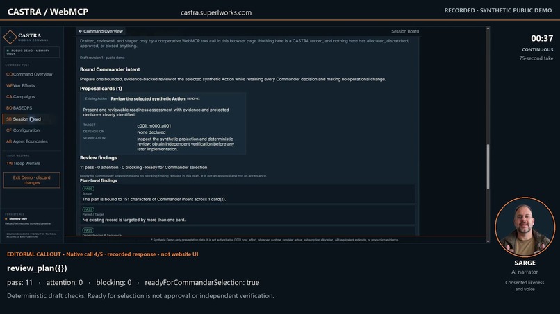 CASTRA – screenshot 2