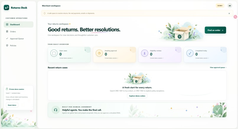 Returns Desk – screenshot 1