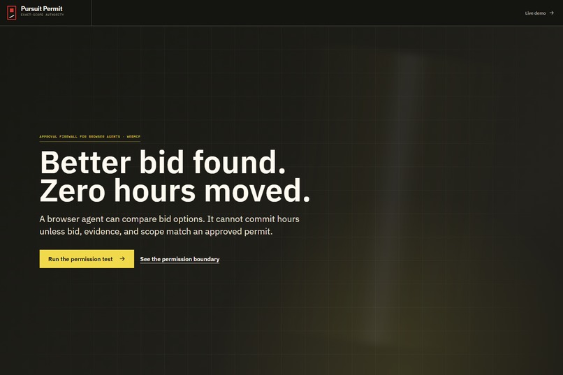 Pursuit Permit – screenshot 4