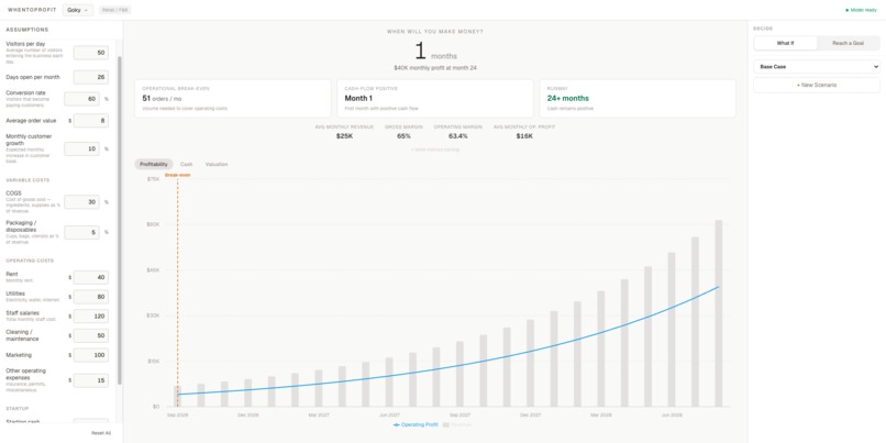 WhenToProfit – screenshot 2