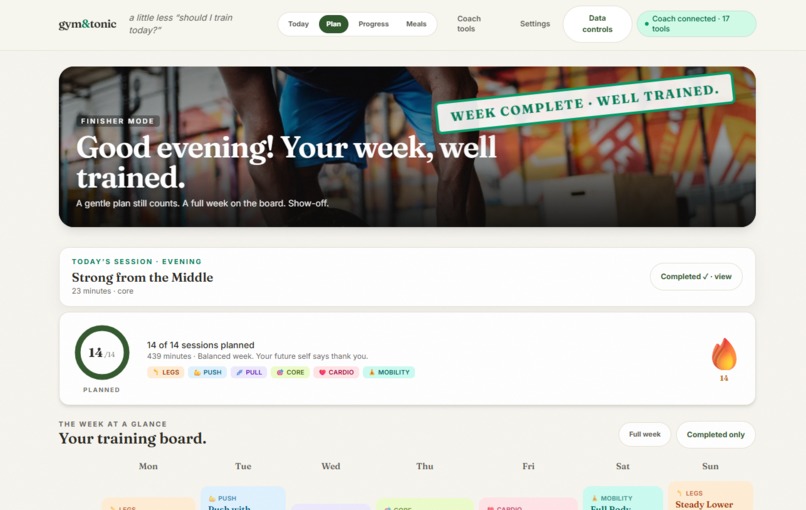Gym & Tonic – screenshot 3