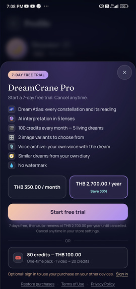 DreamCrane: AI Dream Journal – screenshot 9