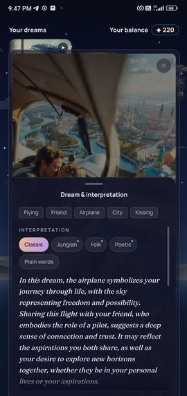 DreamCrane: AI Dream Journal – screenshot 5