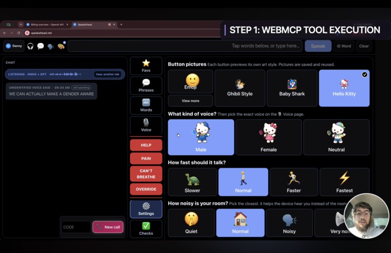 SpeakAhead - Context Aware Alternative Communication system – screenshot 5