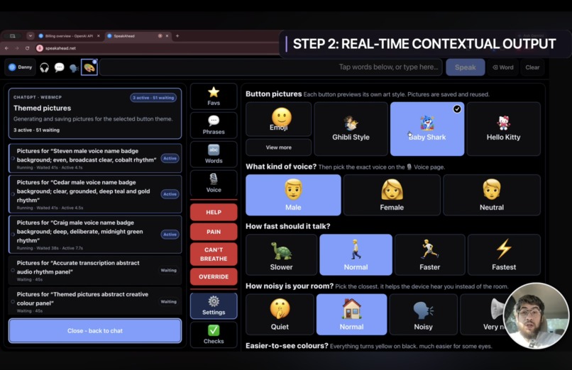 SpeakAhead - Context Aware Alternative Communication system – screenshot 10