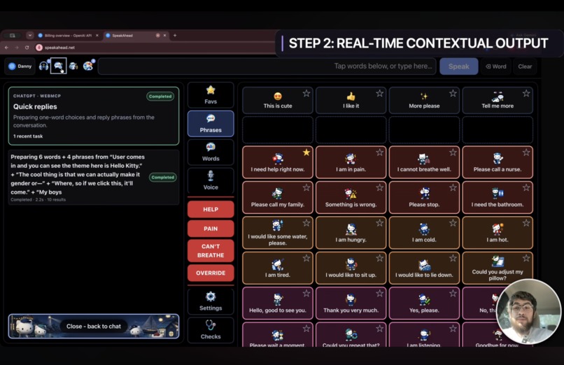 SpeakAhead - Context Aware Alternative Communication system – screenshot 7