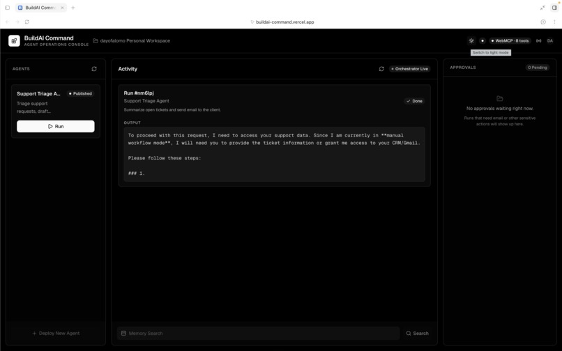 BuildAI Command – screenshot 2