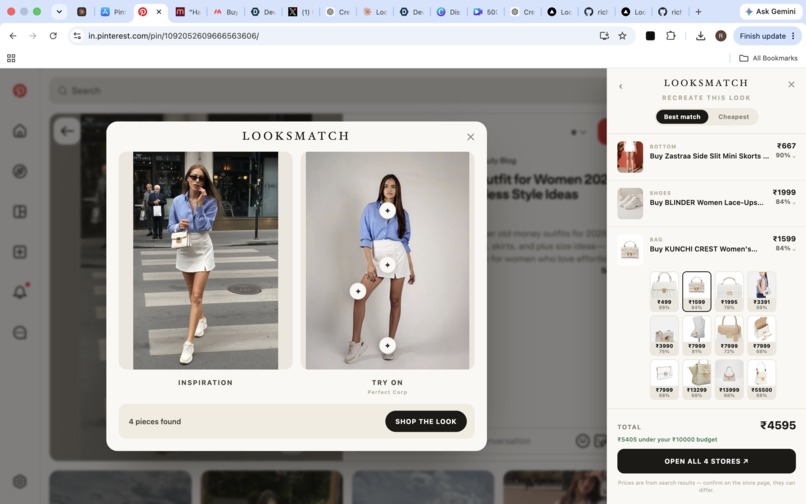 LOOKSMATCH – screenshot 2