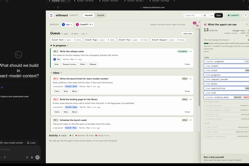 WebMCP for React – screenshot 1