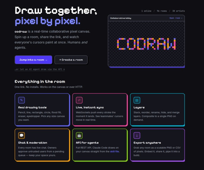 codraw.app feat. humans & ai agents – screenshot 2