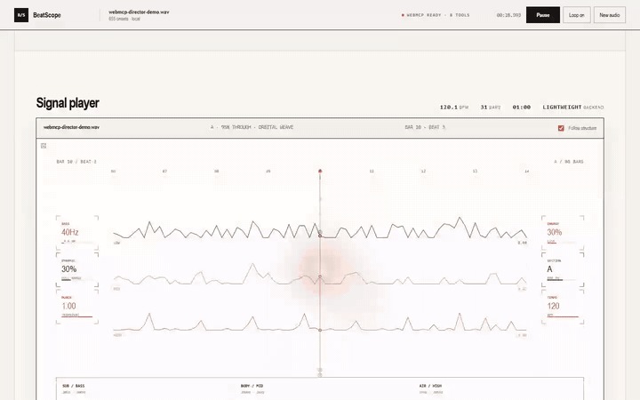BeatScope Director – screenshot 1